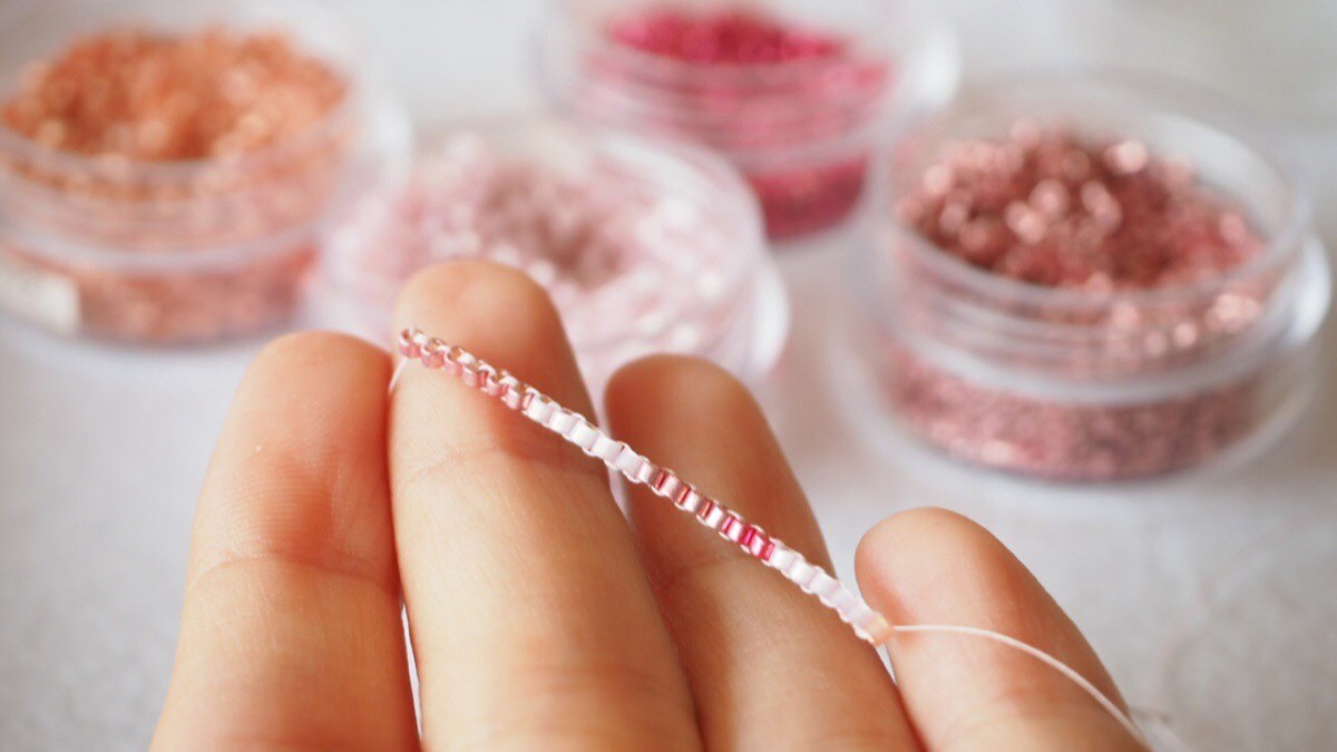 Tissage brick stitch motif coq pour le nouvel an chinois : Etape 2