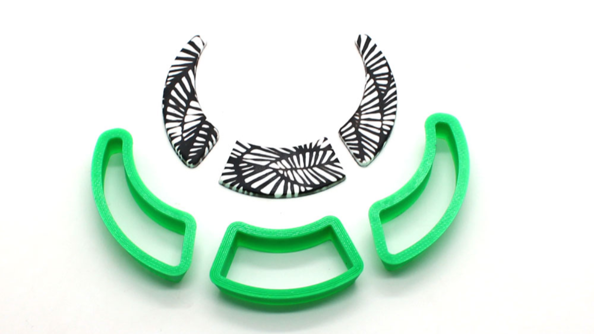 Colliers avec la technique polymère du mokumé : Etape 6