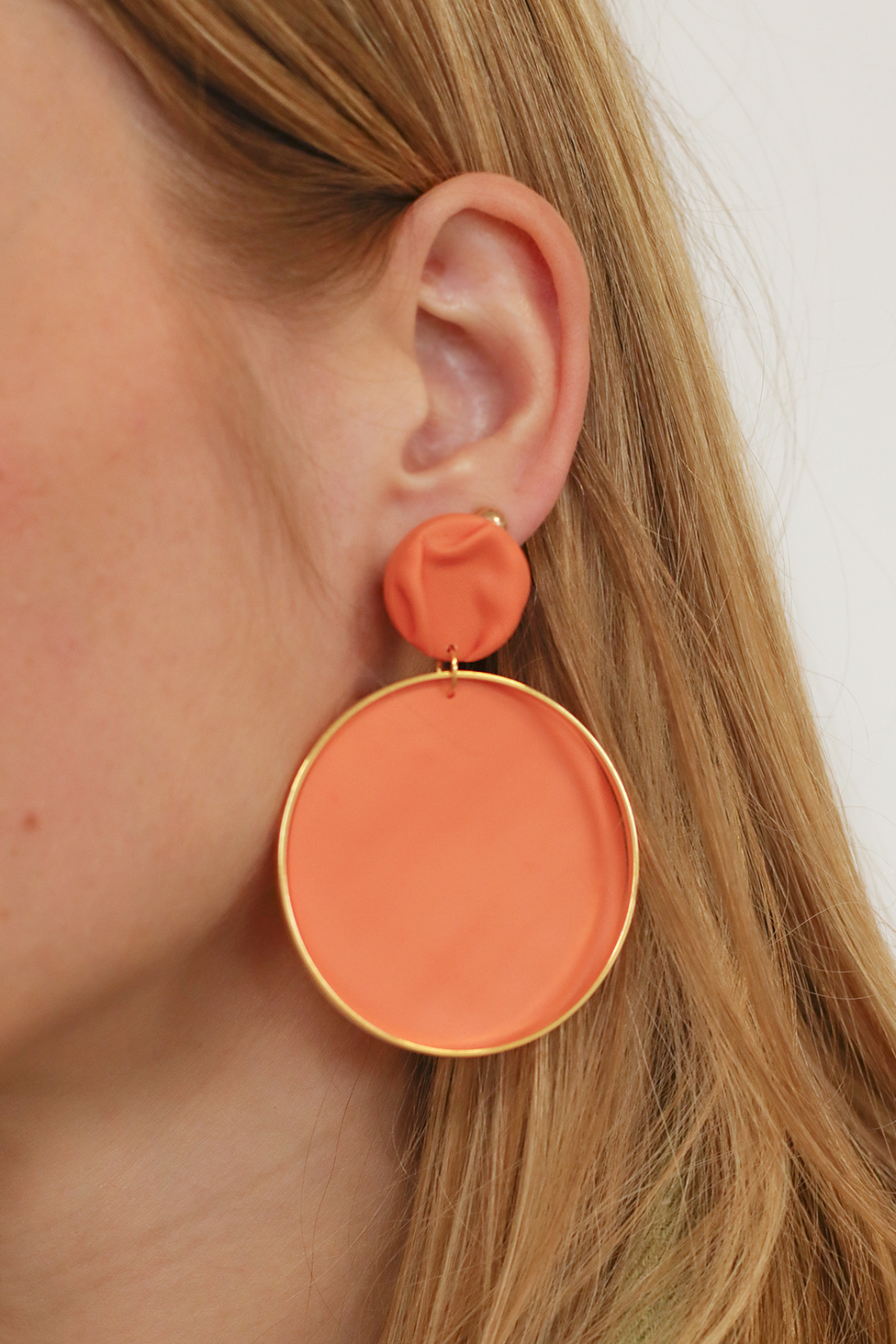 Schéma Boucles d'oreilles XL en pâte polymère FIMO effet plissé Schéma Boucles d'oreilles XL en pâte polymère FIMO effet plissé