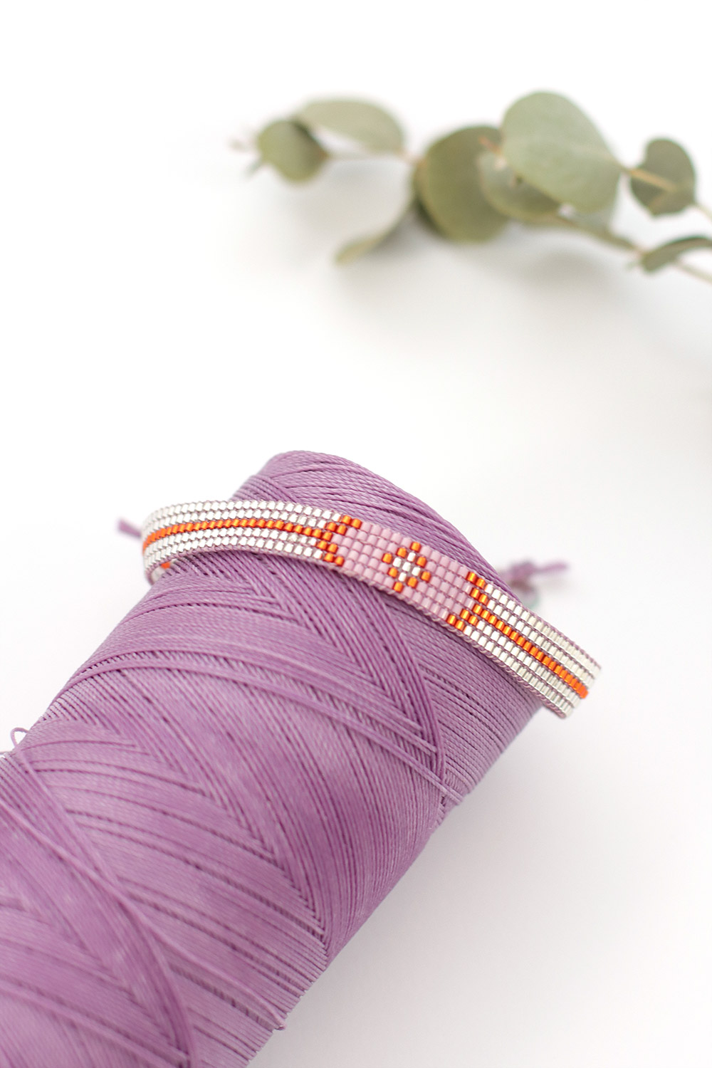 Schéma Bracelet Miyuki delicas 15/0 sur métier à tisser Schéma Bracelet Miyuki delicas 15/0 sur métier à tisser