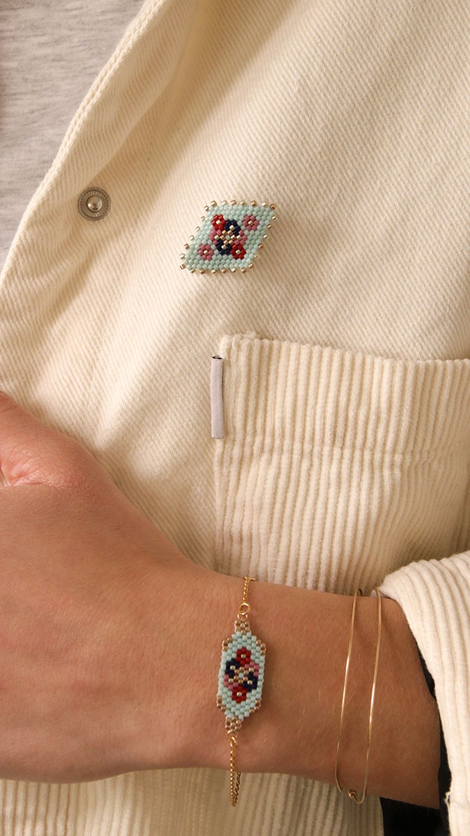 DIY bijoux et motifs en tissage avec assortiment de perles Miyuki 11/0 Royal Mix