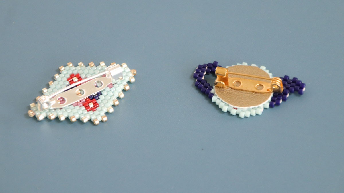 DIY bijoux et motifs en tissage avec assortiment de perles Miyuki 11/0 Royal Mix : Etape 6