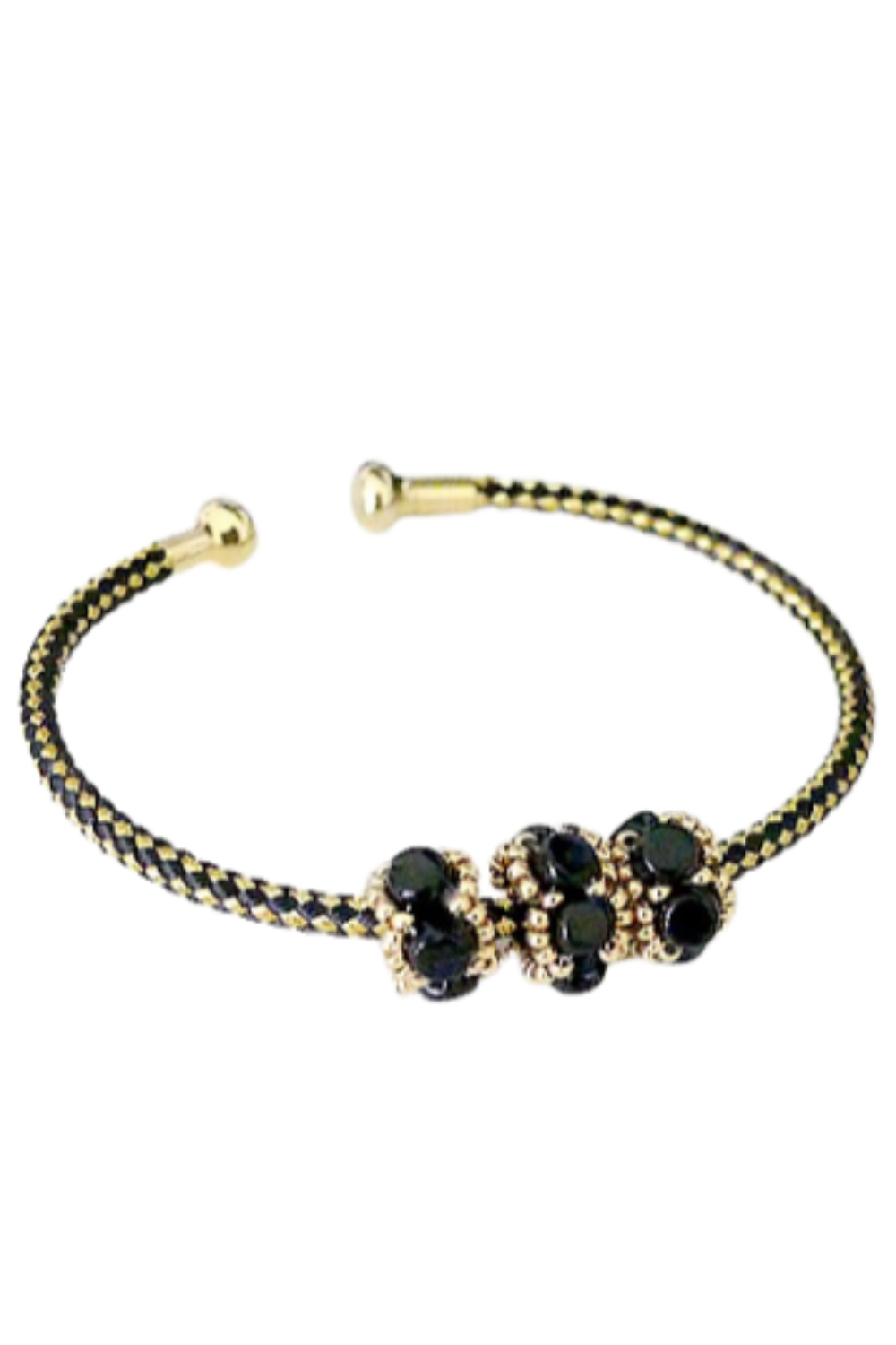 Schéma Bracelet jonc Chic & Choc avec perles en verre Kalos par Puca et Rocailles Miyuki Schéma Bracelet jonc Chic & Choc avec perles en verre Kalos par Puca et Rocailles Miyuki