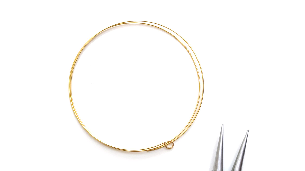 Bracelet Multi tours à message avec plein de perles : Etape 1