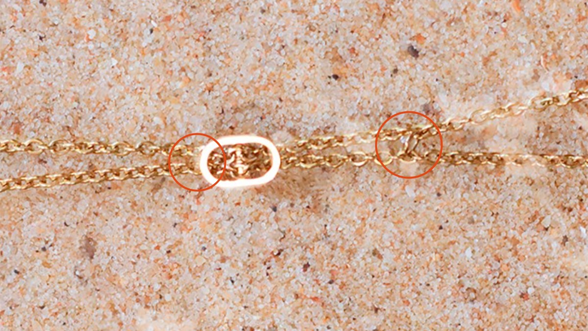 DIY collier sautoir en acier inoxydable et perle d'eau douce : Etape 2