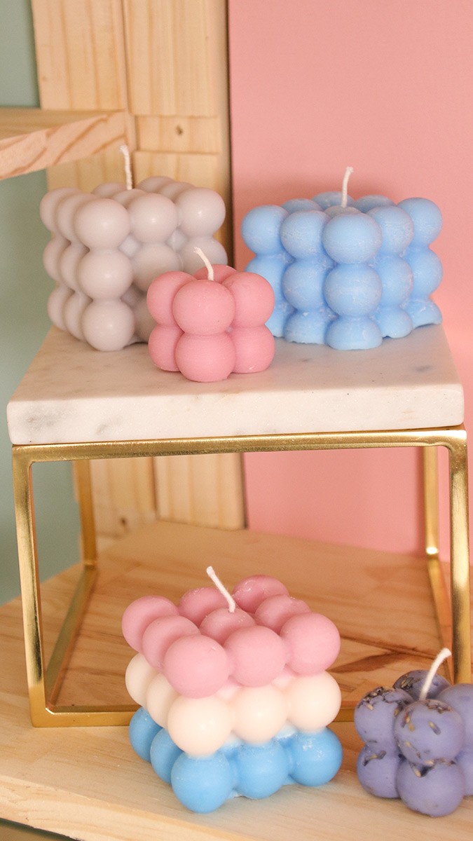Schéma DIY Bougies Bubble colorées et tendance Schéma DIY Bougies Bubble colorées et tendance