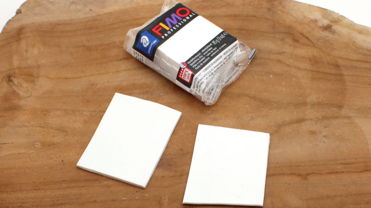 Pendentif polymère mandala avec serti en argent : Etape 1