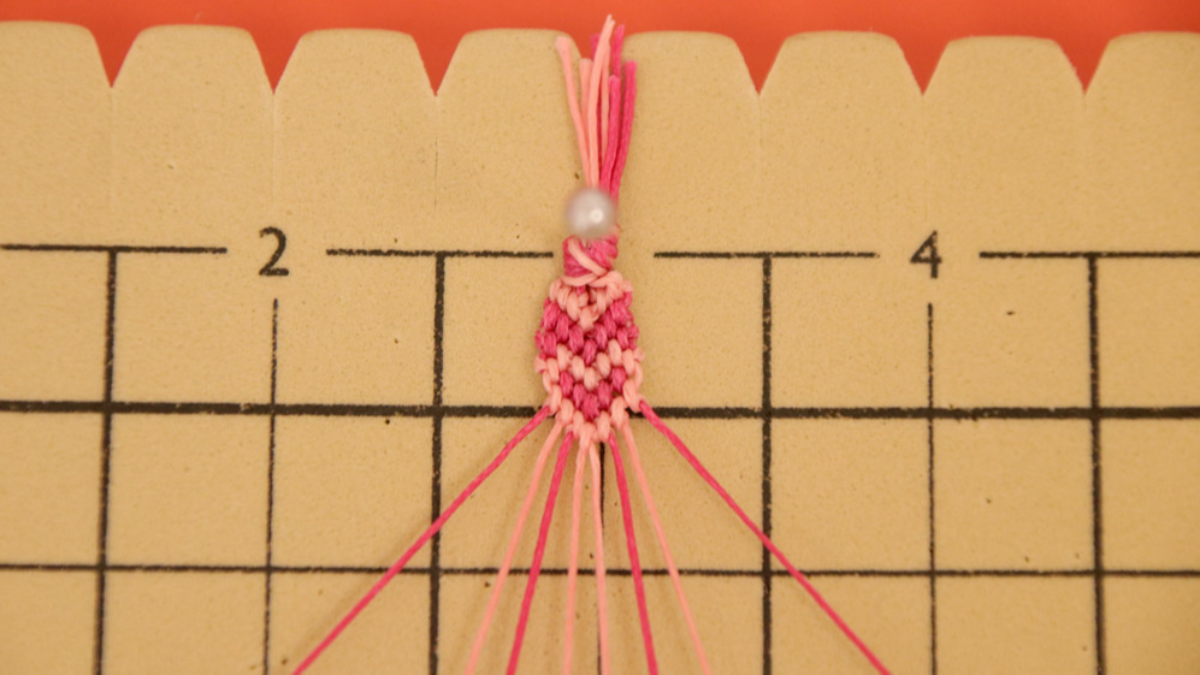 Créoles avec bracelet brésilien Coeur en cordes Slam : Etape 22 Créoles avec bracelet brésilien Coeur en cordes Slam : Etape 22