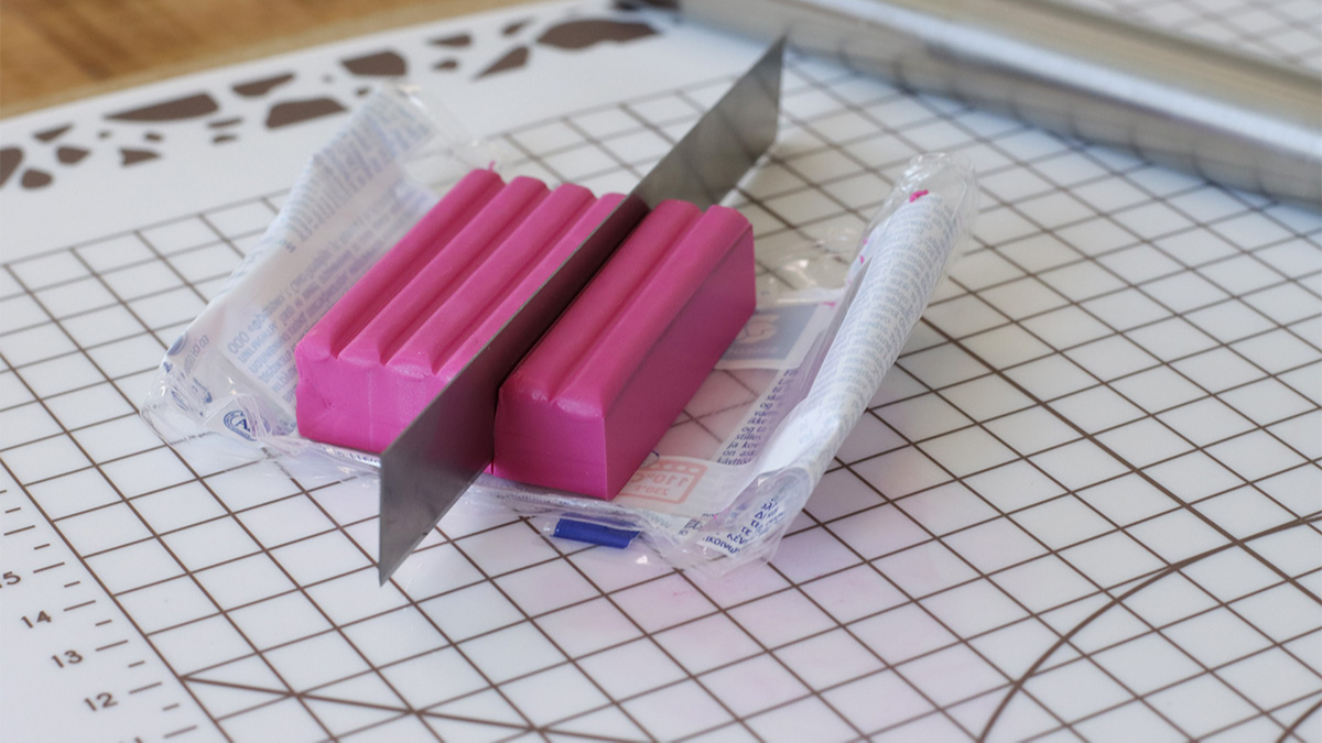 Boucles d'oreilles en pâte fimo pour débutant : Etape 1