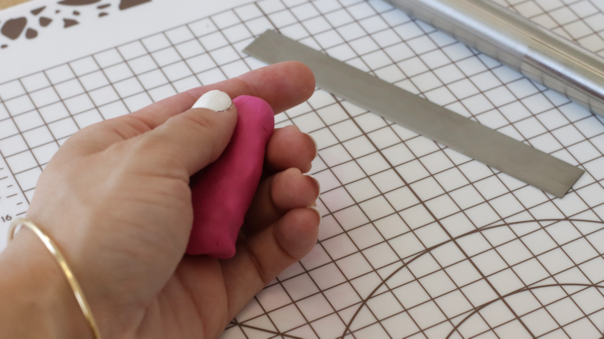 Boucles d'oreilles en pâte fimo pour débutant : Etape 2