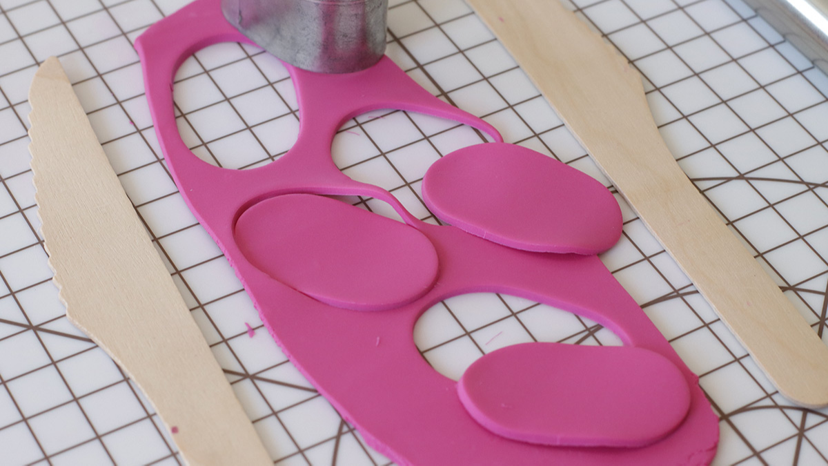 Boucles d'oreilles en pâte fimo pour débutant : Etape 4