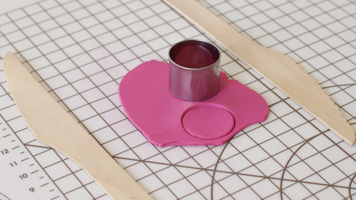 Boucles d'oreilles en pâte fimo pour débutant : Etape 6