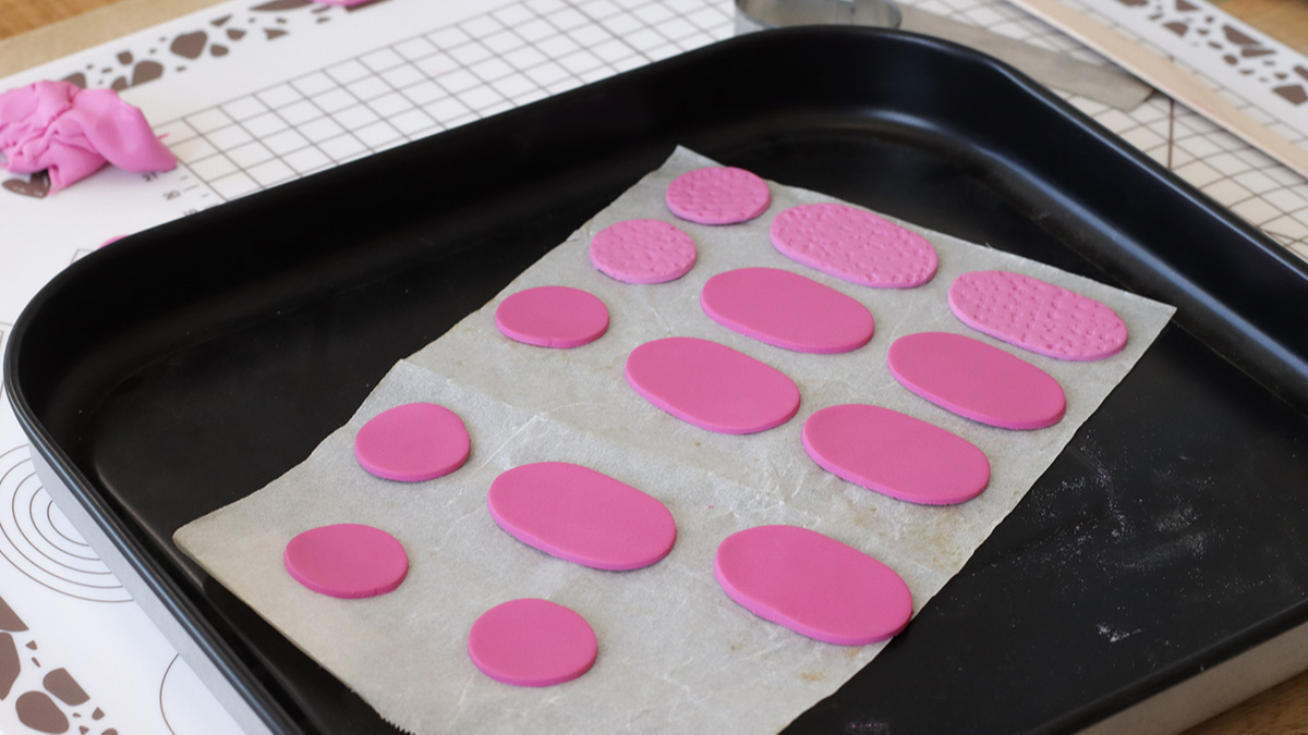 Boucles d'oreilles en pâte fimo pour débutant : Etape 7