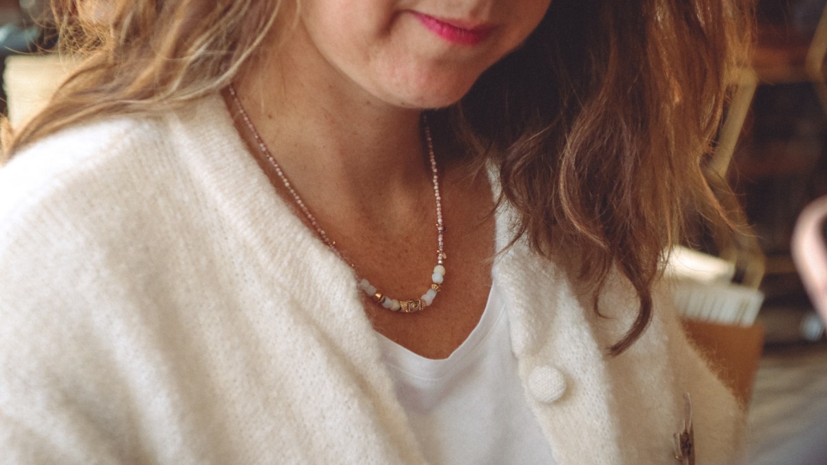Collier Bohème En Perles De Bois - Style Artisanal - Occasion Très Bon état