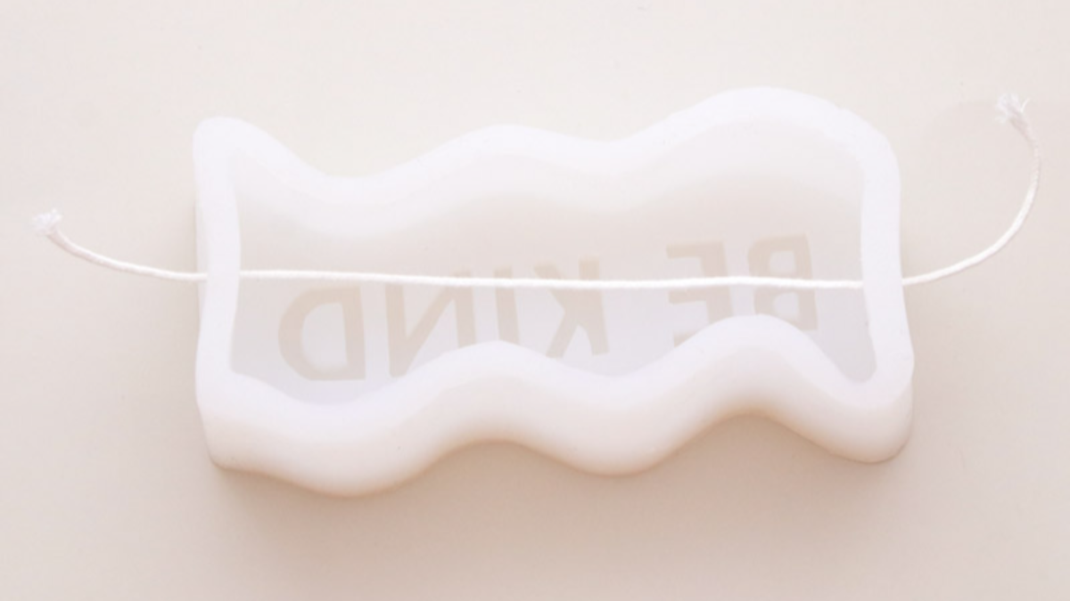 Fabrication de bougie maison à message : Etape 2