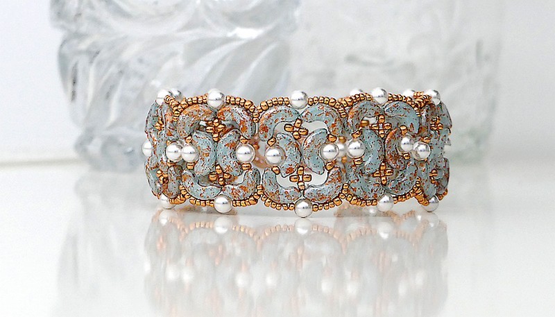 Bracelet Caprice avec perles en verres Arcos par Puca Bracelet Caprice avec perles en verres Arcos par Puca