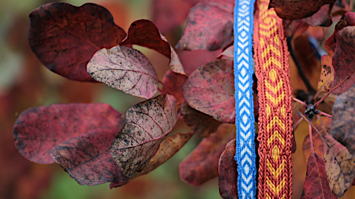 Schéma DIY Bracelet débutant en tissage aux cartes