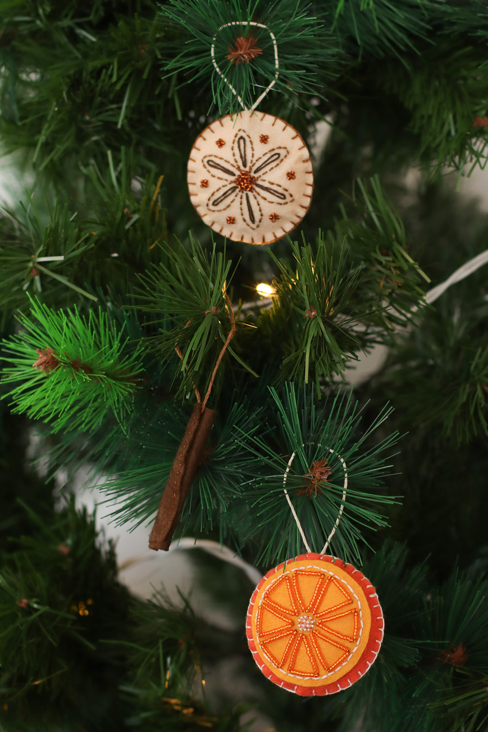 Patron feutrine Noël Déco de Sapin Senteurs de Noël