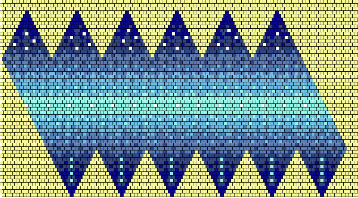 Schéma DIY Boule de Noël dégradé de perles en spirale au crochet