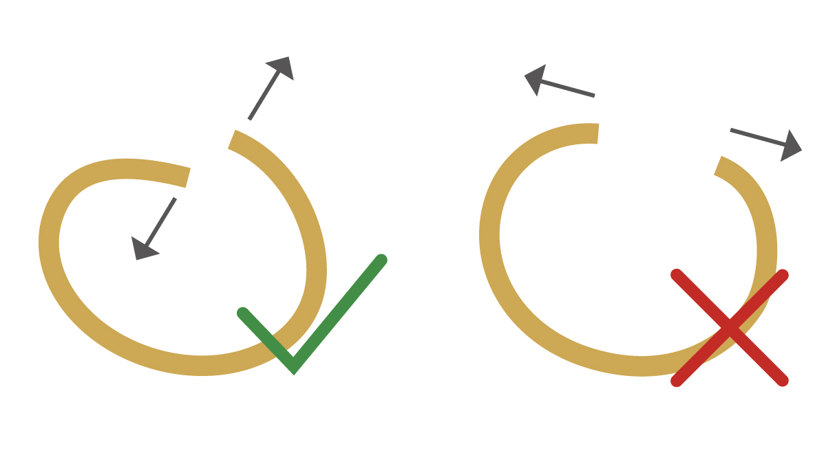 Tuto Boucles d'oreilles dorées faciles : Etape 2