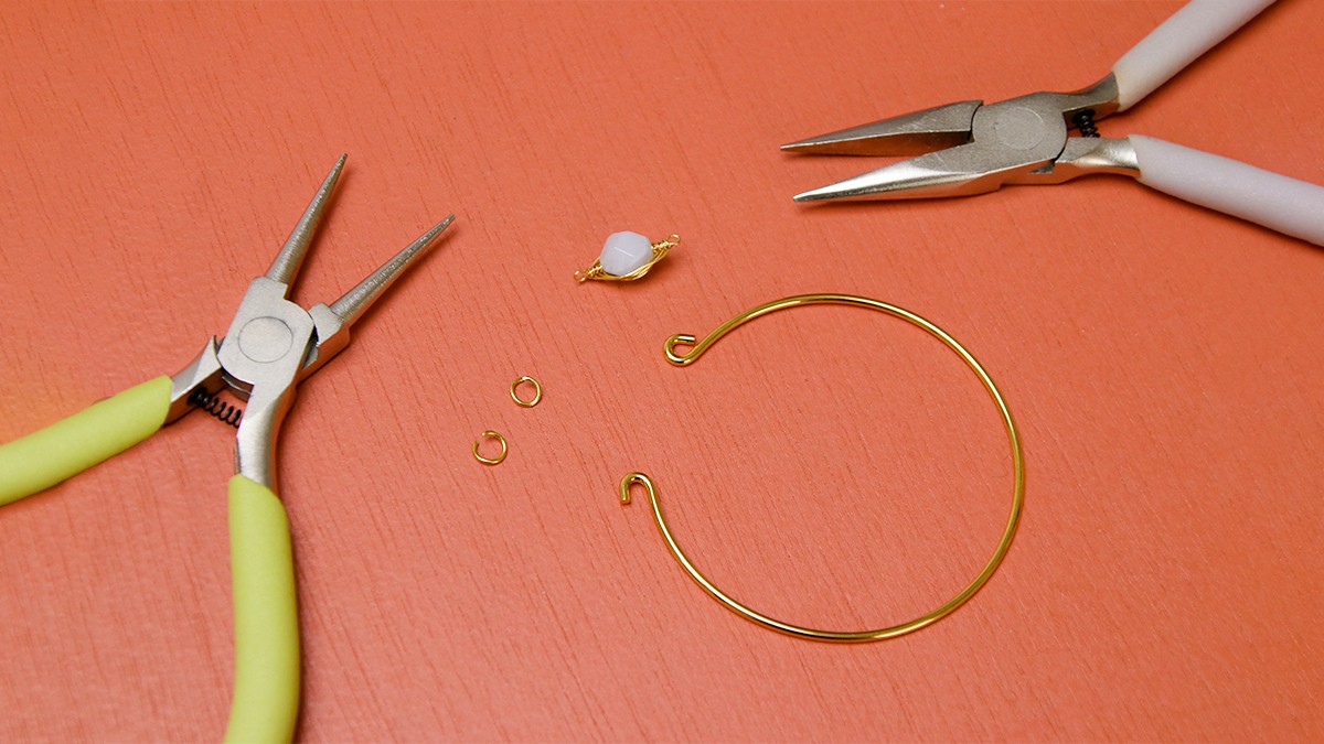 Tuto bracelet jonc intercalaire imitation jade teinté : Etape 1 Tuto bracelet jonc intercalaire imitation jade teinté : Etape 1