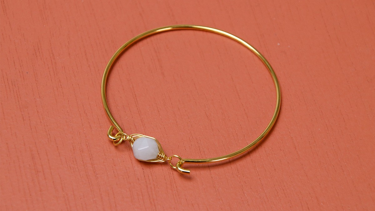 Tuto bracelet jonc intercalaire imitation jade teinté : Etape 3 Tuto bracelet jonc intercalaire imitation jade teinté : Etape 3