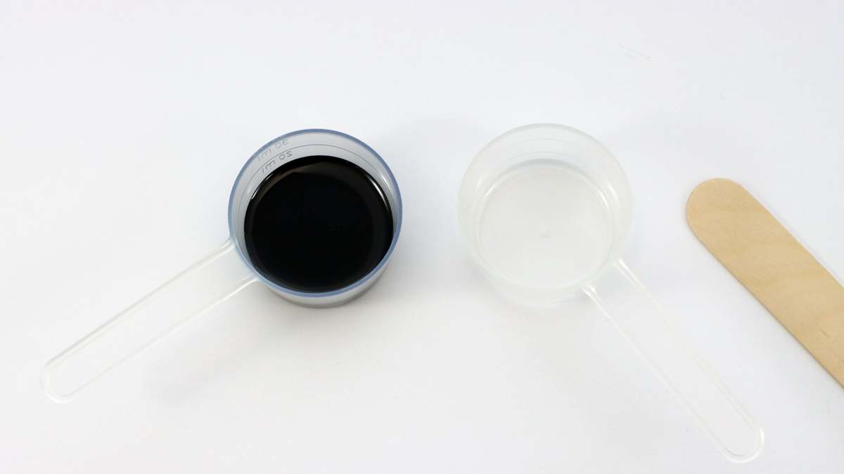 Tuto Bracelet jonc Gold Filled (or laminé) en résine noire opaque : Etape 1