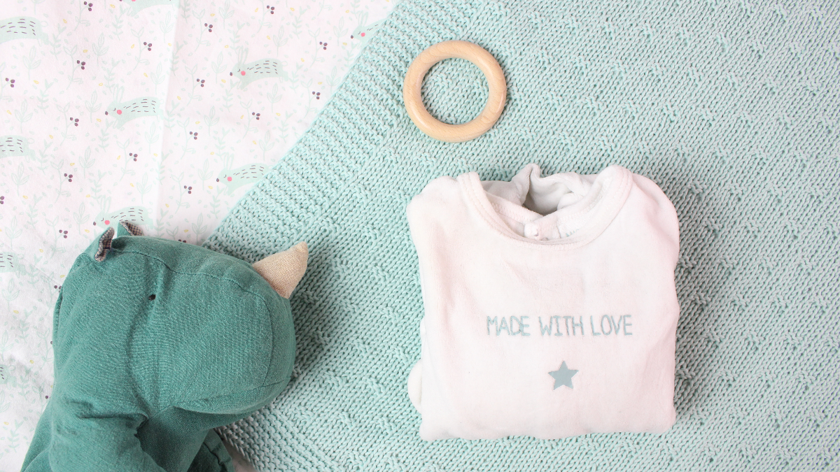 Schéma Couverture pour bébé au tricot