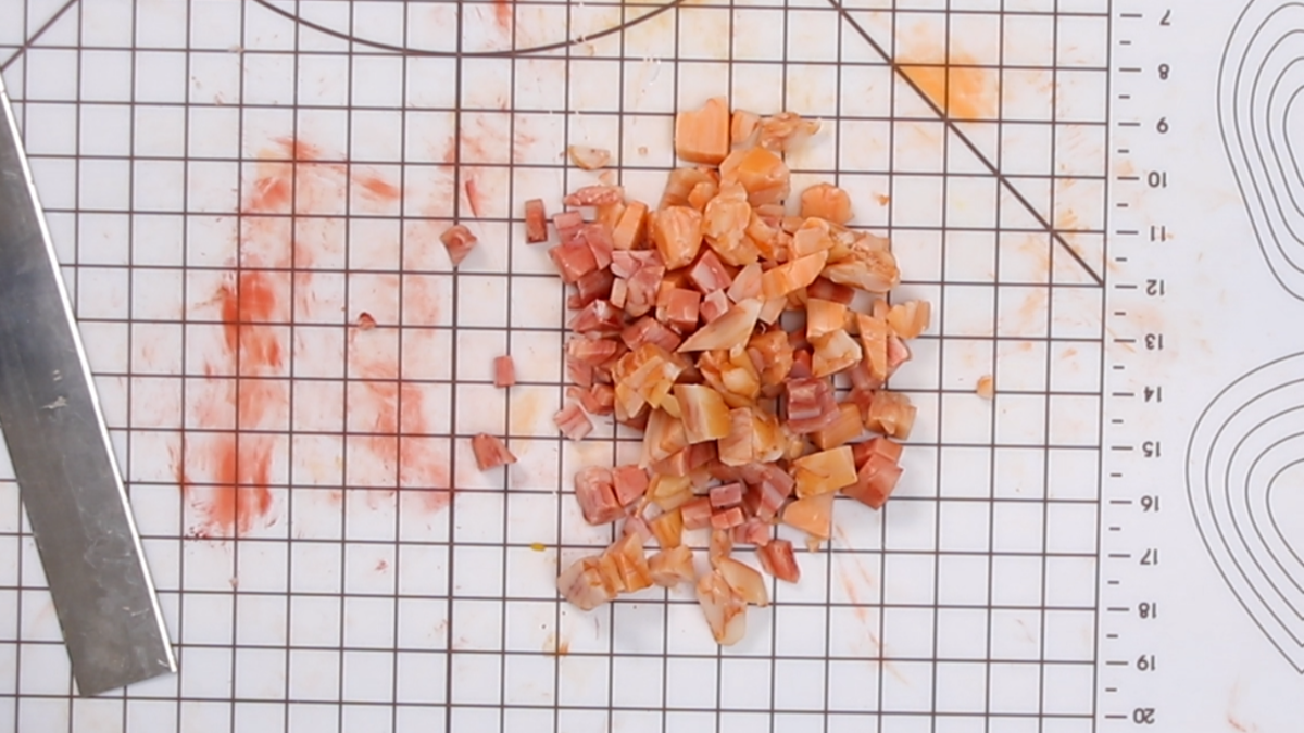 Boucles d'oreilles effet marbre en pâte polymère : Etape 5