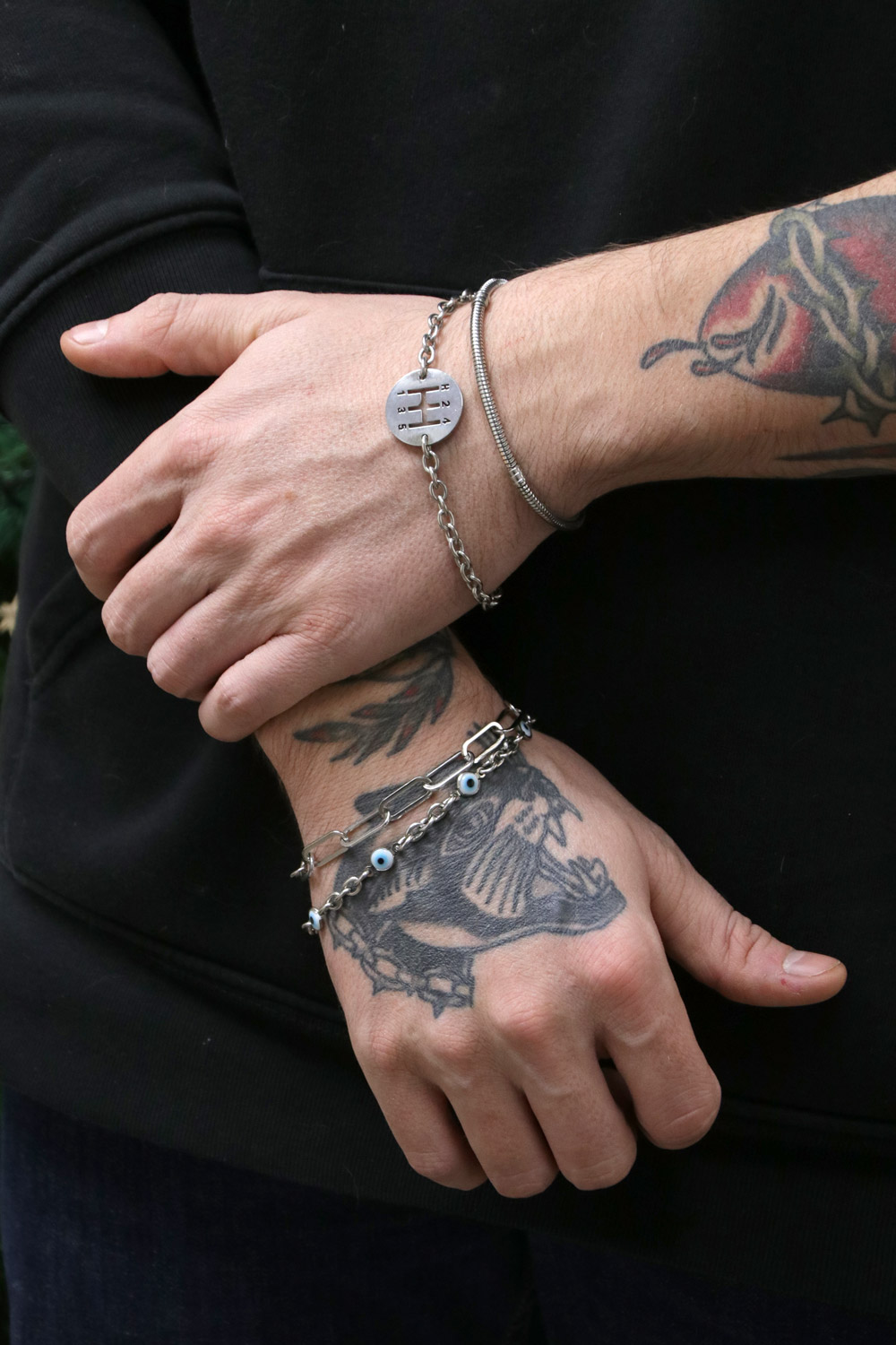 Schéma 4 idées de Bracelets en Acier Inoxydable pour homme