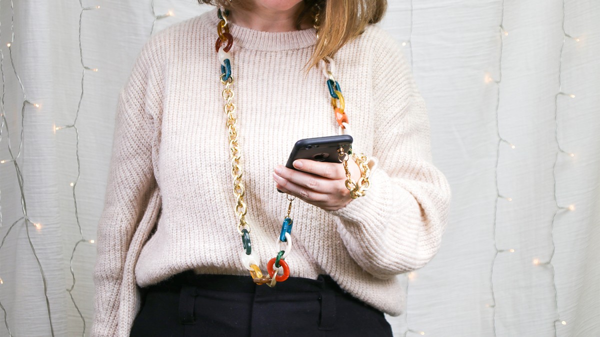 Chaine téléphone ou lunettes maillons