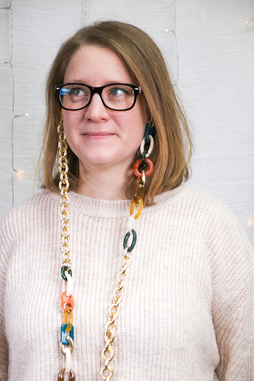 Schéma Chaine téléphone ou lunettes maillons