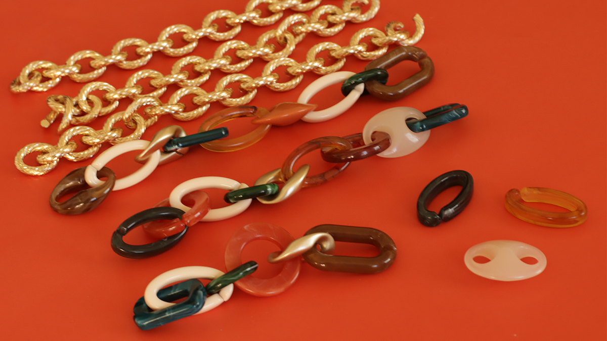 Chaine téléphone ou lunettes maillons : Etape 2