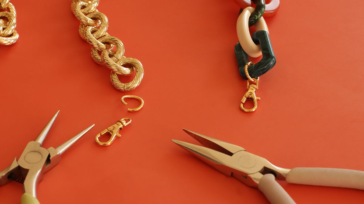 Chaine téléphone ou lunettes maillons : Etape 4