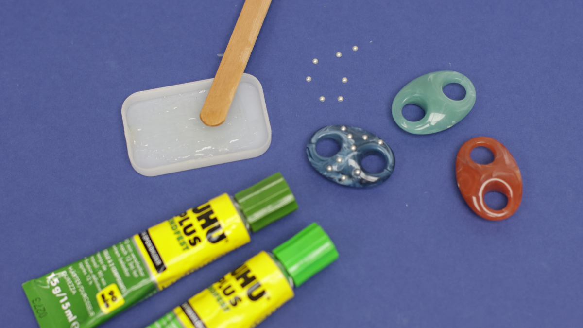 DIY Collier acier inox maillon grain de café et intercalaire en nacre : Etape 3