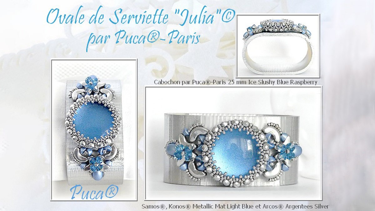 Tuto rond de serviette Julia par Puca® Tuto rond de serviette Julia par Puca®