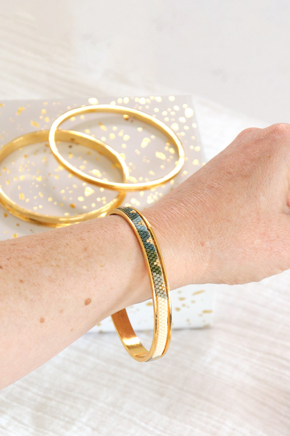 Schéma Jonc Miyuki doré en Peyote Impair Schéma Jonc Miyuki doré en Peyote Impair