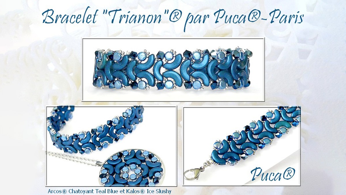 Bracelet Trianon avec perles Arcos et Kalos par Puca®