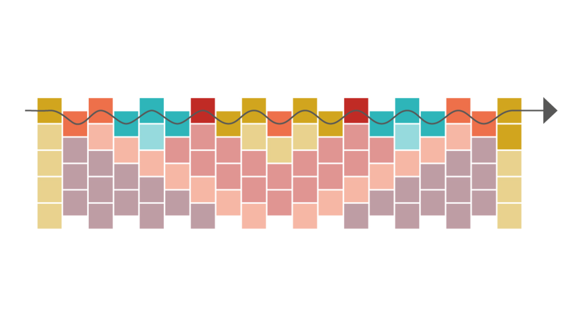 Bracelet manchette avec perles Miyuki en Peyote Impair : Etape 1