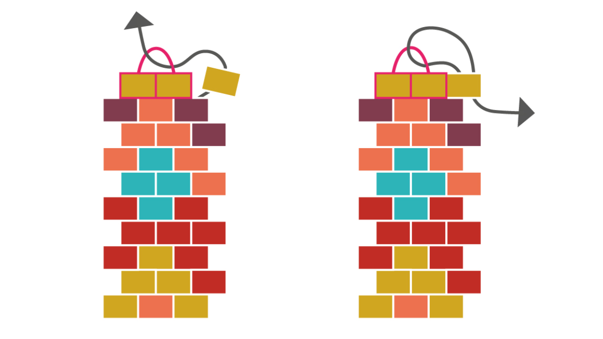 Bracelet manchette avec perles Miyuki en Peyote Impair : Etape 6