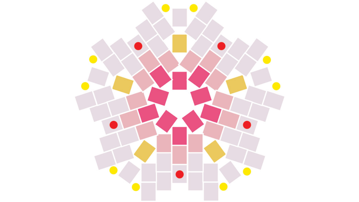 Broches en perles Miyuki Fleurs de Cerisier en peyote circulaire : Etape 7 Broches en perles Miyuki Fleurs de Cerisier en peyote circulaire : Etape 7