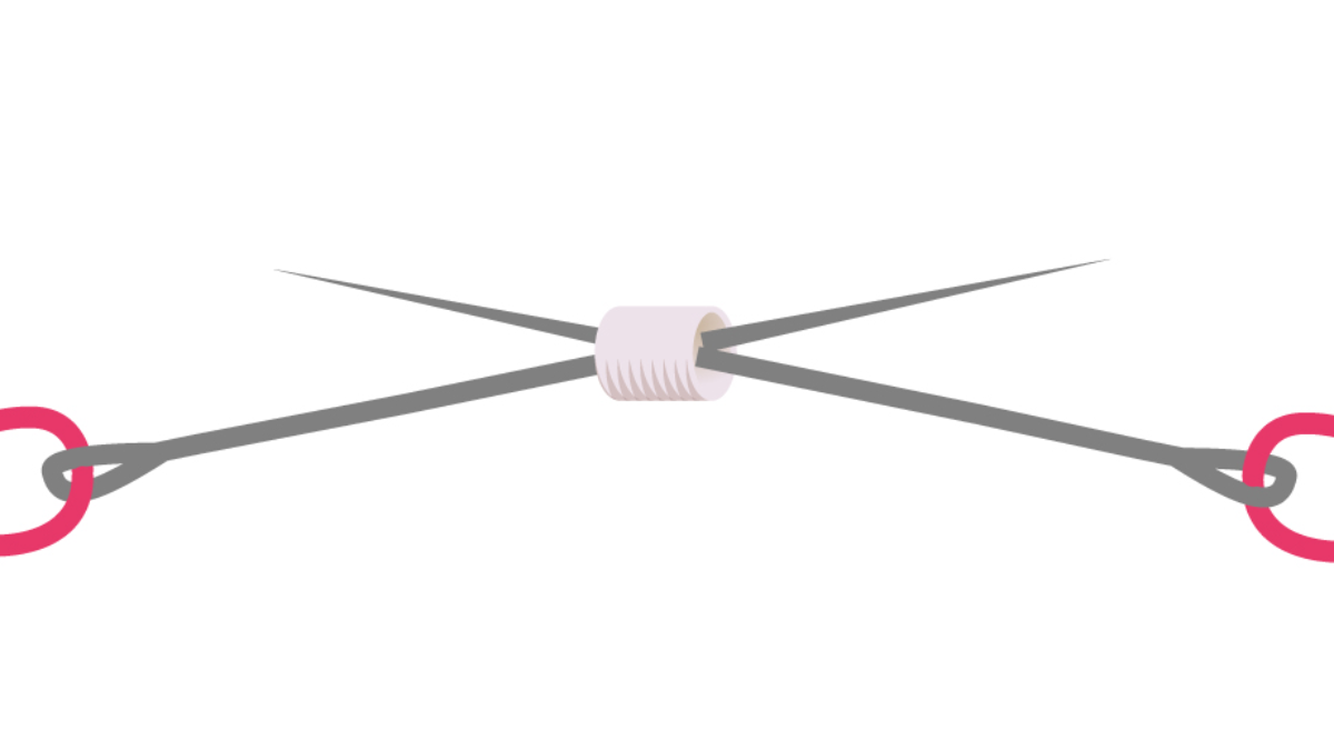 Tuto Boucles d'oreilles chevrons Miyuki en Brick Stitch : Etape 1