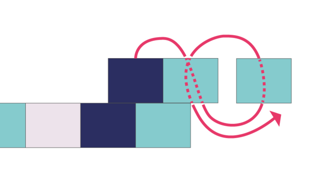 Bracelet Miyuki ZigZag tissage Brick Stitch : Etape 2