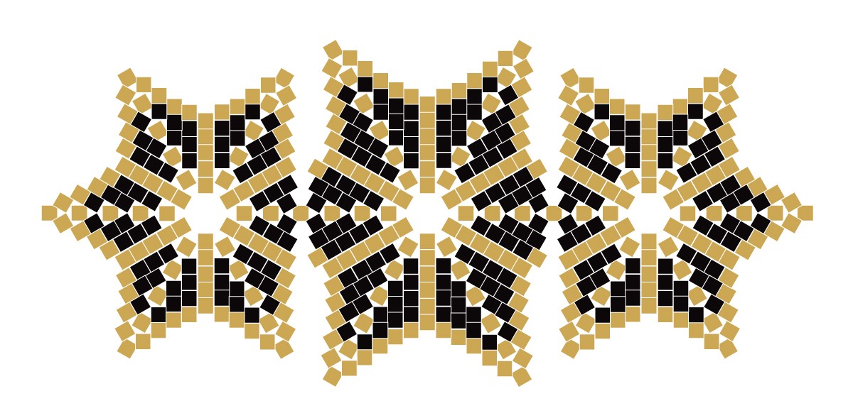 Schéma Tuto Bracelet Miyuki étoile japonaise en Peyote circulaire