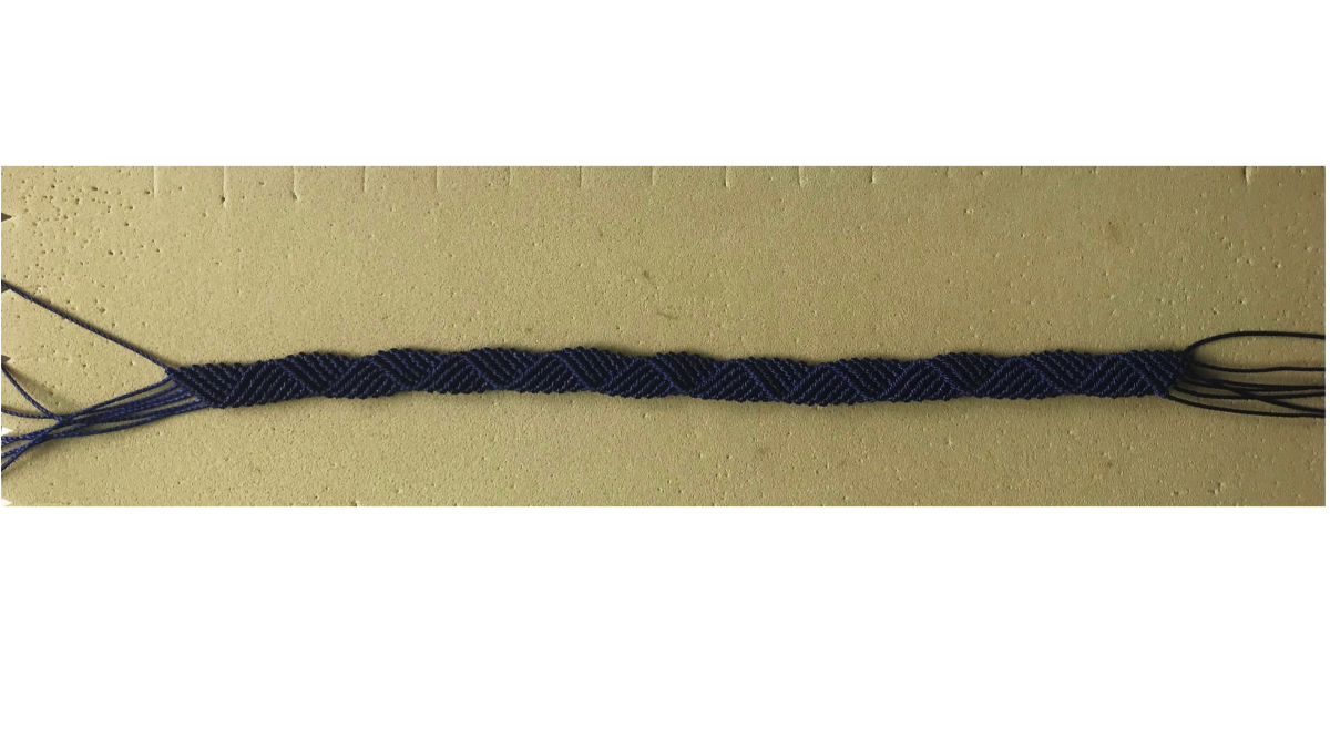 Bracelet homme en micro macramé : Etape 28