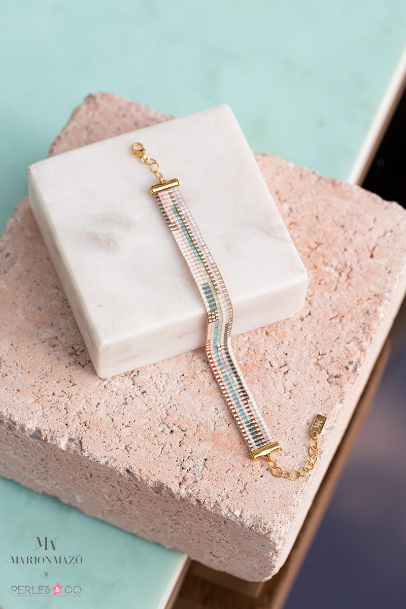 Diagramme bracelet signé Marion Mazô