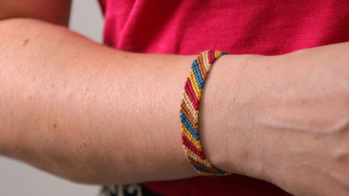 Bracelet brésilien facile automnal Bracelet brésilien facile automnal