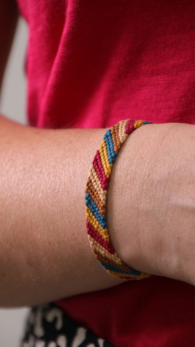 Bracelet brésilien facile automnal