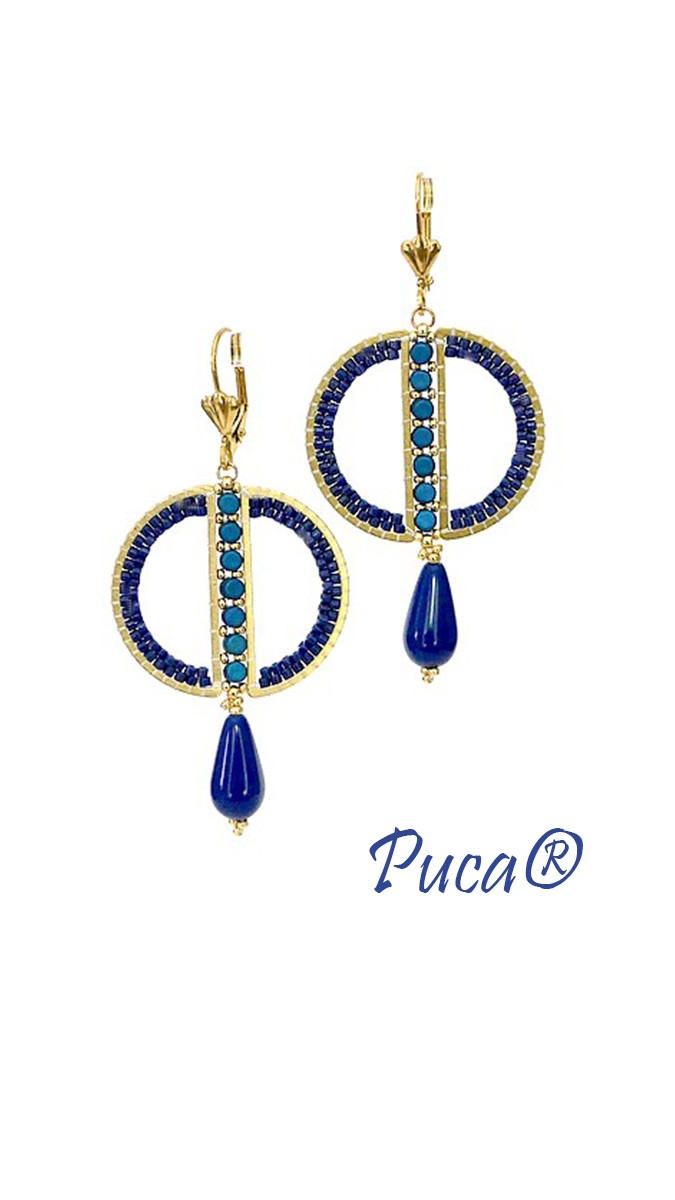 Schéma Boucles d'oreilles Mi-nos par Puca®