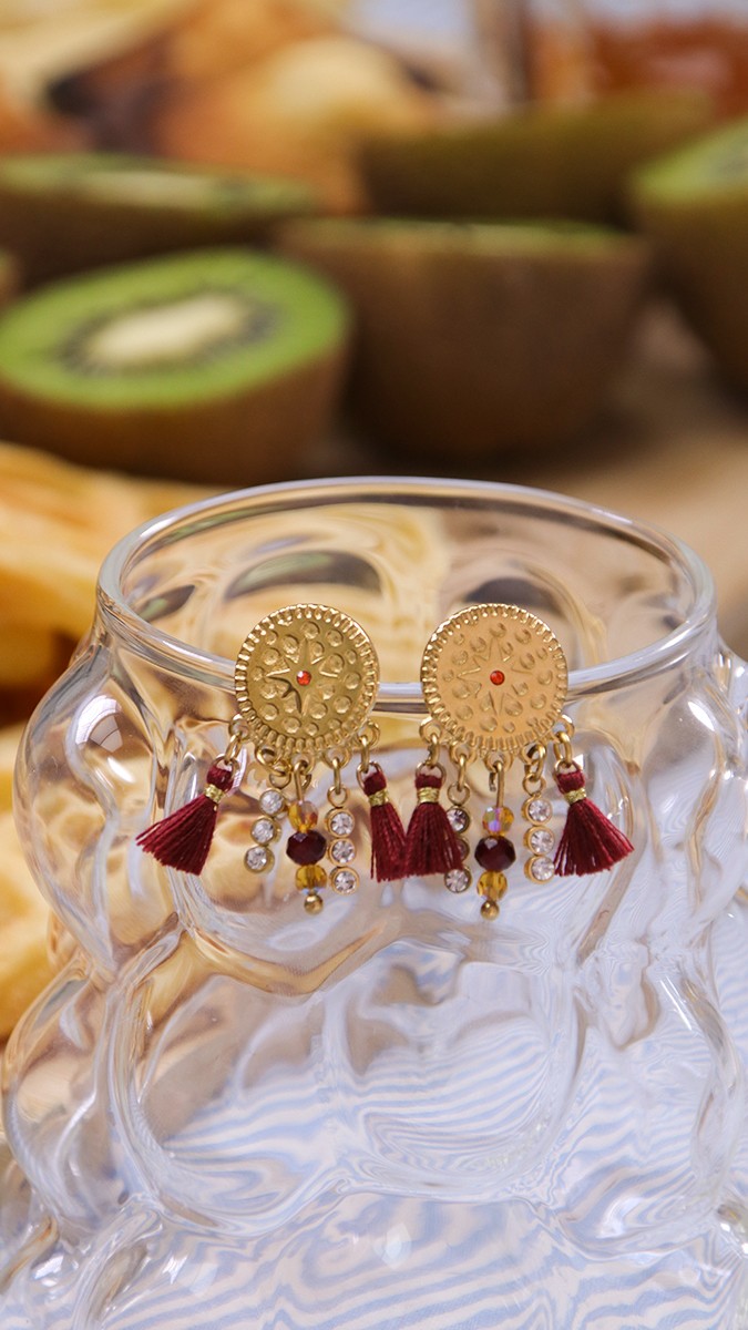 Schéma Boucles d'oreilles avec pampilles personnalisables